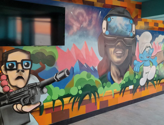 Our graffiti wall art